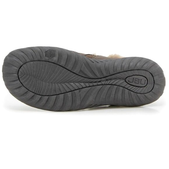 JBU Women's Heather Faux Fur Collar Comfort Casual Slip On Shoes Size 6 NWT - Picture 5 of 5